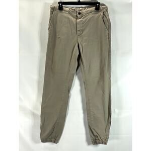 AG ADRIANO GOLDSCHMEID Women's Beige Caden Elastic Waistband Jogger Jeans SZ 33R